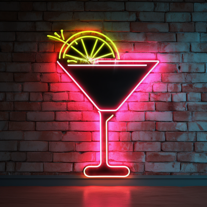 Cocktail Custom Neon Sign