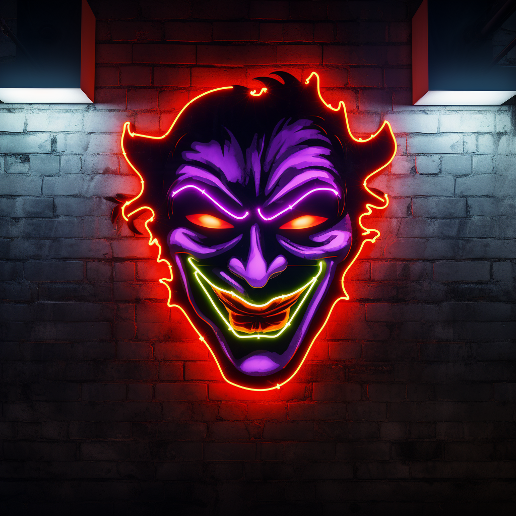 Joker V2 (90cm Height)- Custom Neon Signs AU