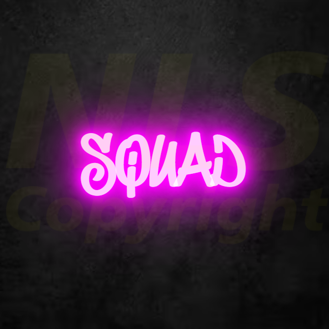 Squad -Graffiti- Custom Neon Sign (LED) Australia | NLS AU