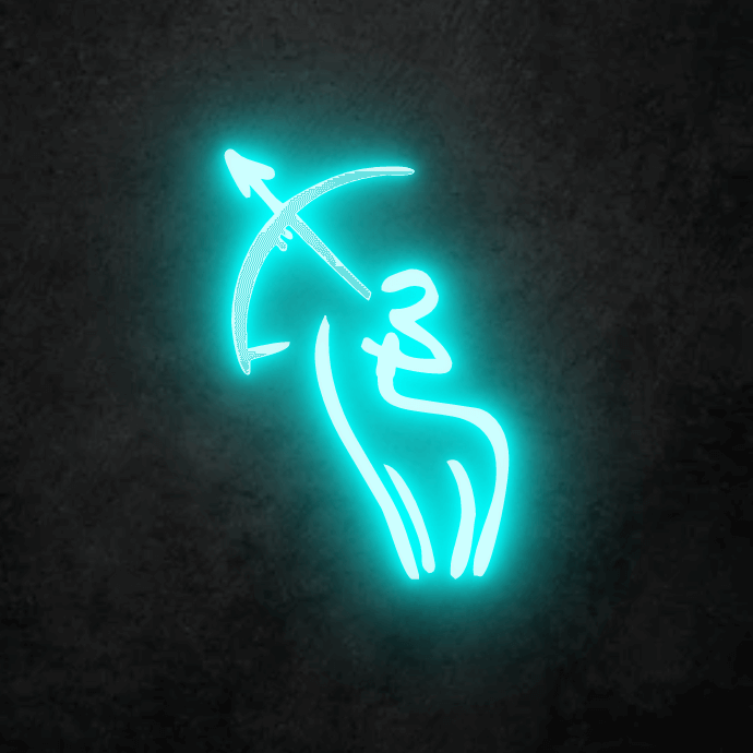 Sagittarius (60*60cm) - NEONLIGHTSIGNS | Horoscope LED Neon Sign