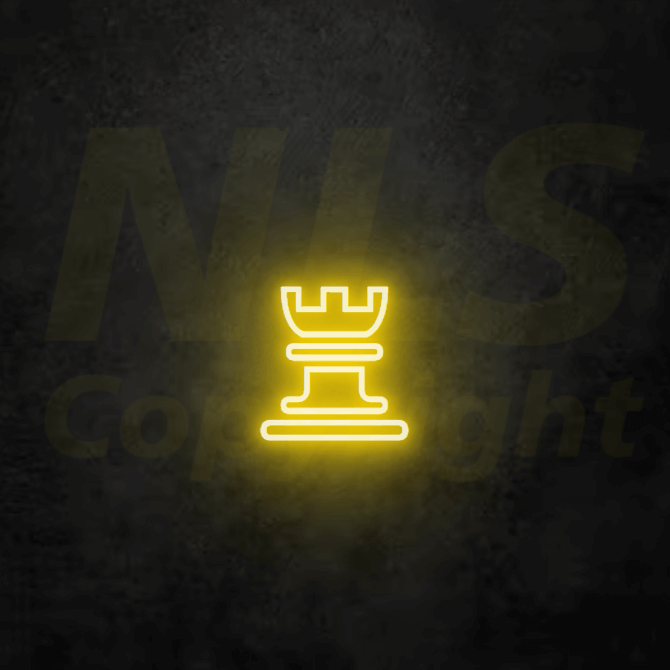 Rook in Neon - Custom LED Neon Sign Australia | NEONLIGHTSIGNS