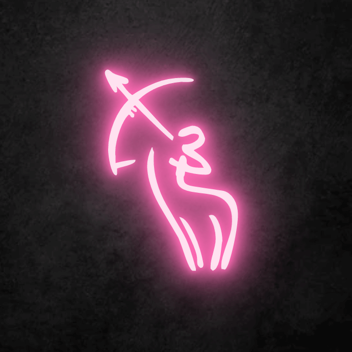 Sagittarius (60*60cm) - NEONLIGHTSIGNS | Horoscope LED Neon Sign