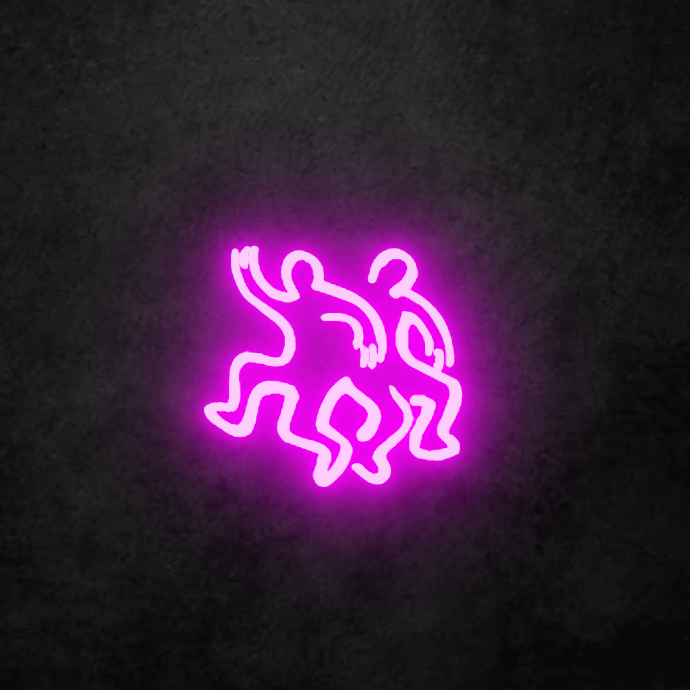 Rose Purple Gemini Neon Light (LED) for horoscope fan. Easy to hang up at home and enjoy free delivery with this neon sign.