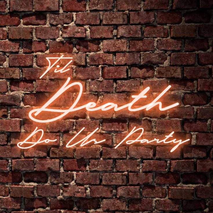 Red led shop light sign