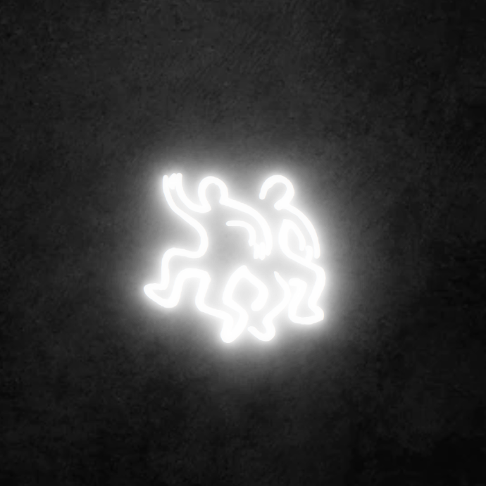White Gemini Neon Light (LED) for horoscope fan. Easy to hang up at home and enjoy free delivery with this neon sign.